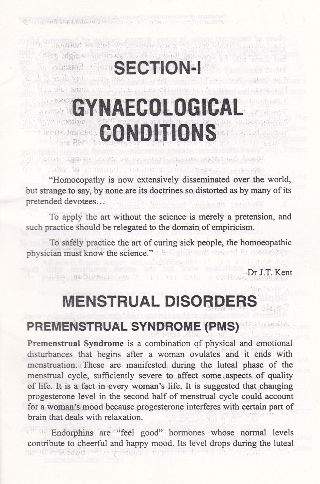Handbook Of Homoeopathic Therapeutics On Obstetrics and gynaecology