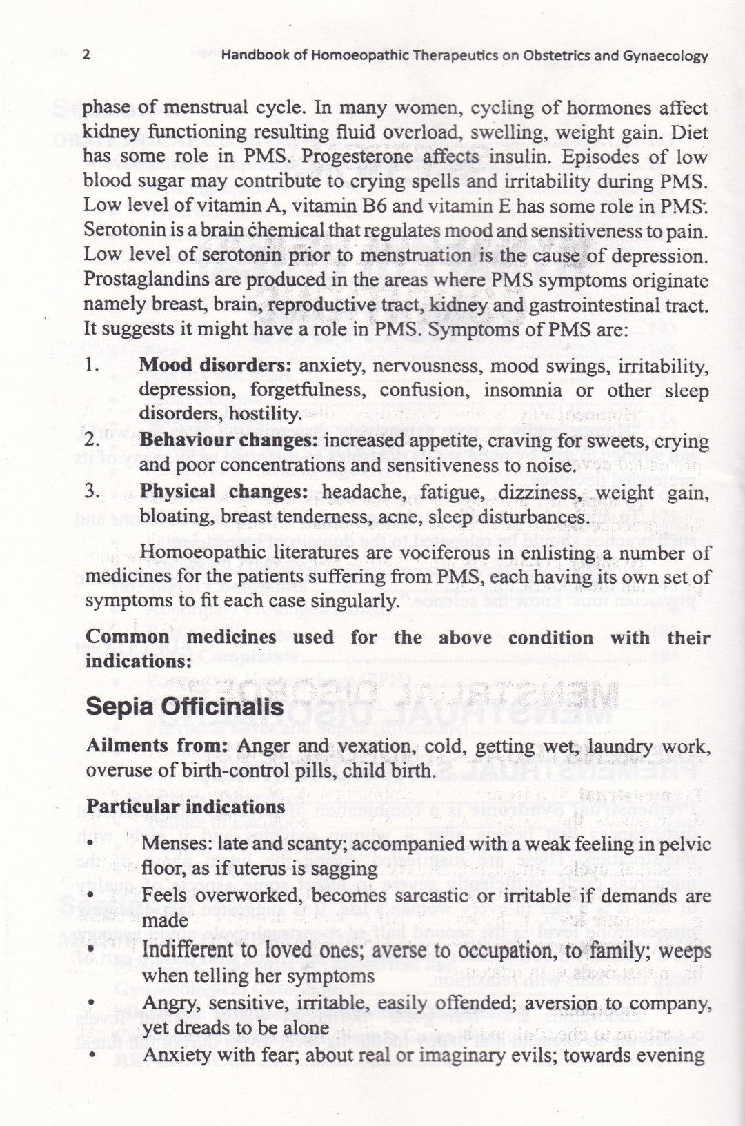 Handbook Of Homoeopathic Therapeutics On Obstetrics and gynaecology