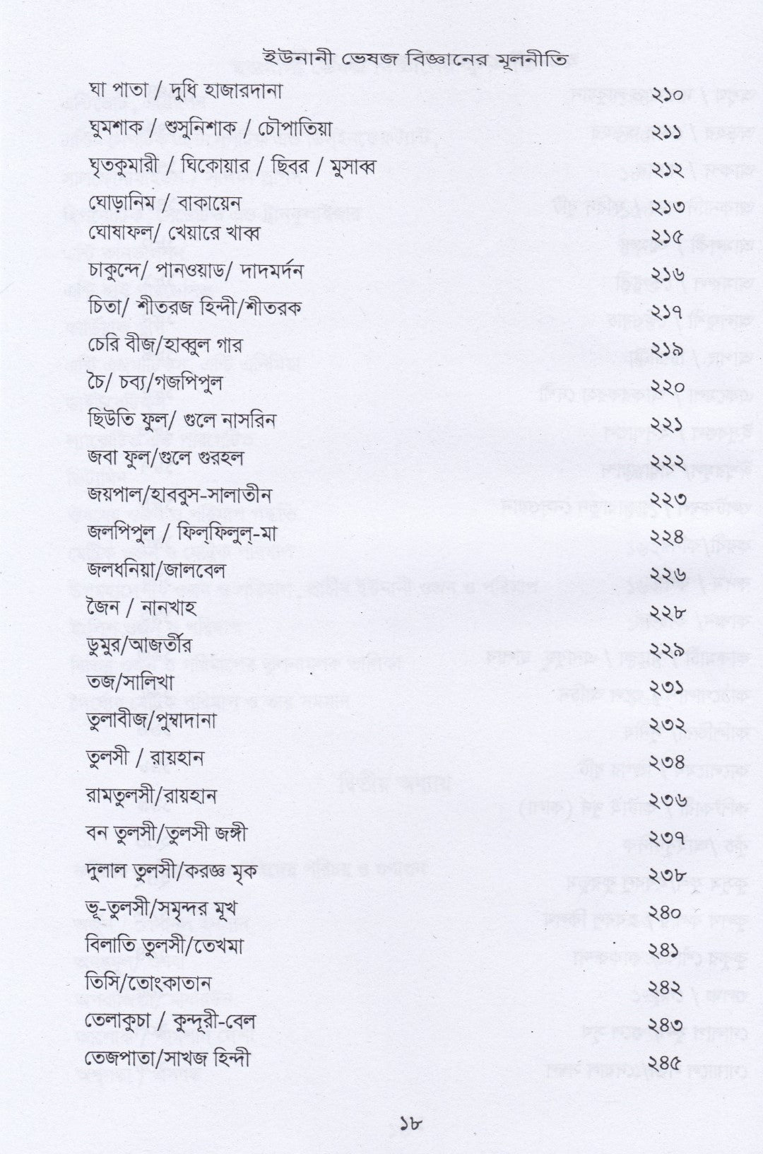 ইউনানী ভেষজ বিজ্ঞানের মূলনীতি