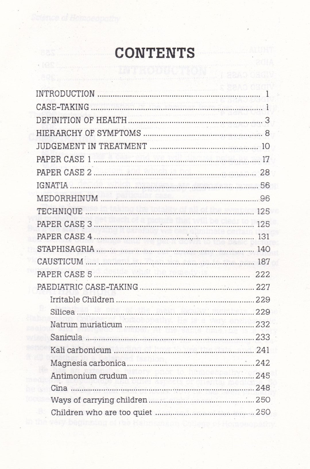 Tracking The Simillimum