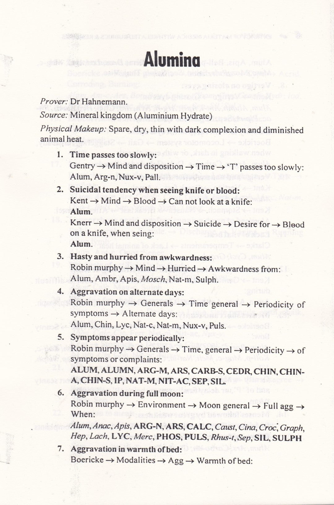 BE A MASTER OF MATERIA MEDICA