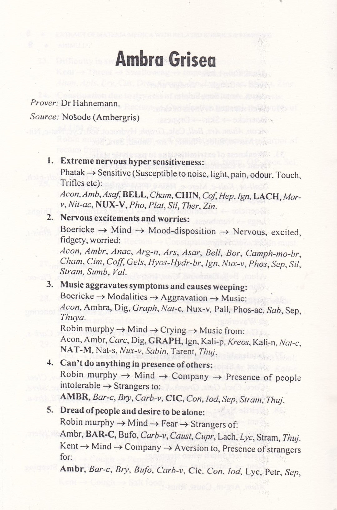 BE A MASTER OF MATERIA MEDICA