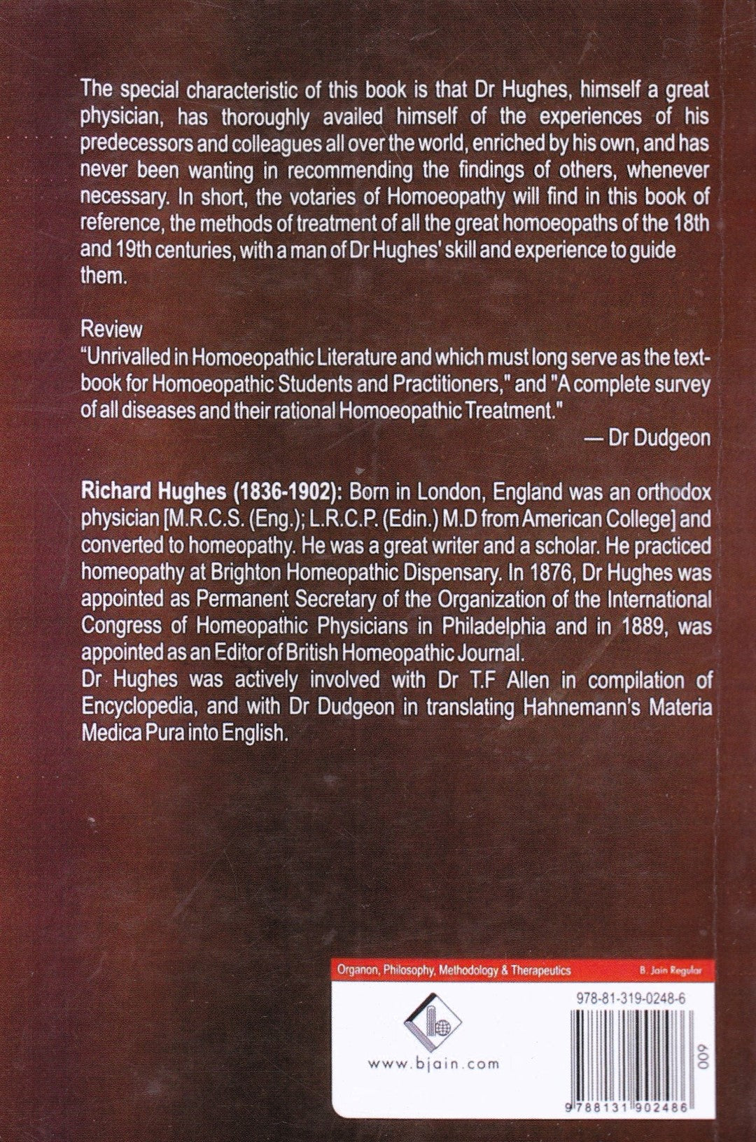 The Principles & Practice Of HOMOEOPATHY