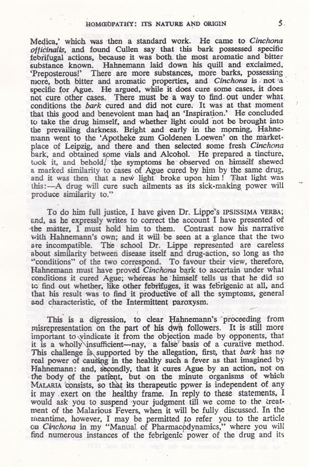 The Principles & Practice Of HOMOEOPATHY