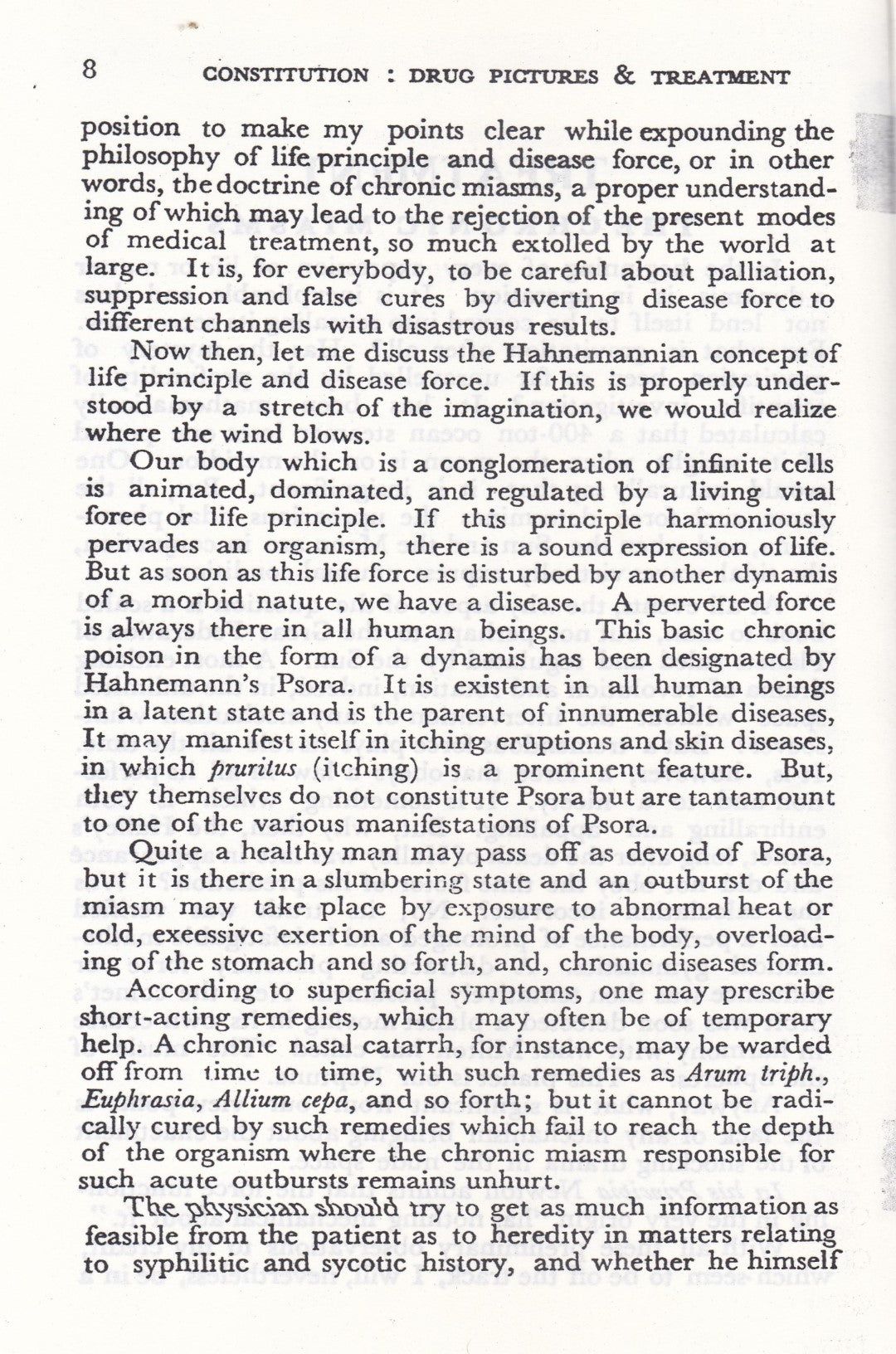 Constitution Drug Pictures & Treatment