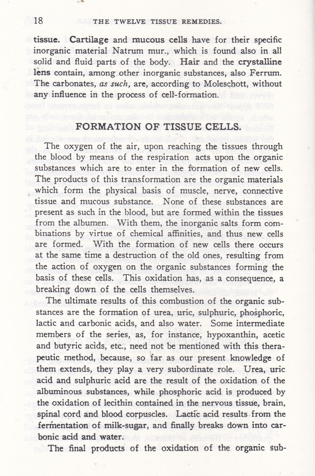 The 12 TISSUE REMEDIES of SCHUSSLER