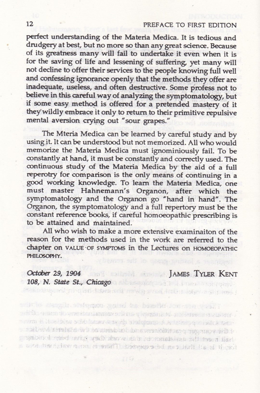 Lectures On HOMOEOPATHIC MATERIA MEDICA