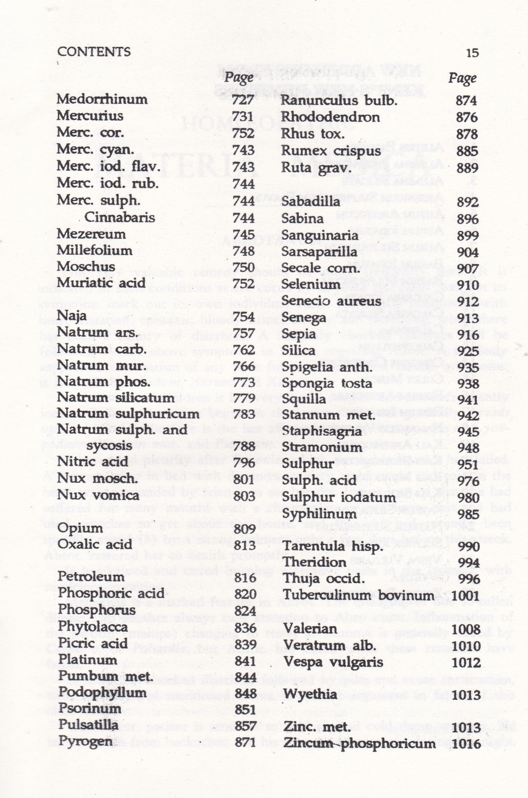 Lectures On HOMOEOPATHIC MATERIA MEDICA