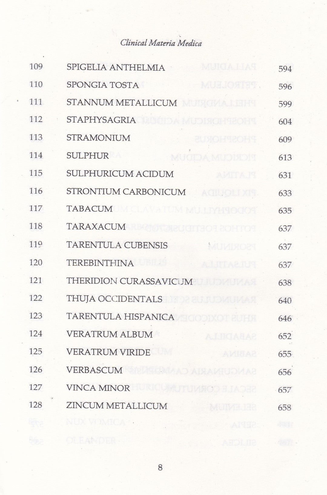Clinical MATERIA MEDICA