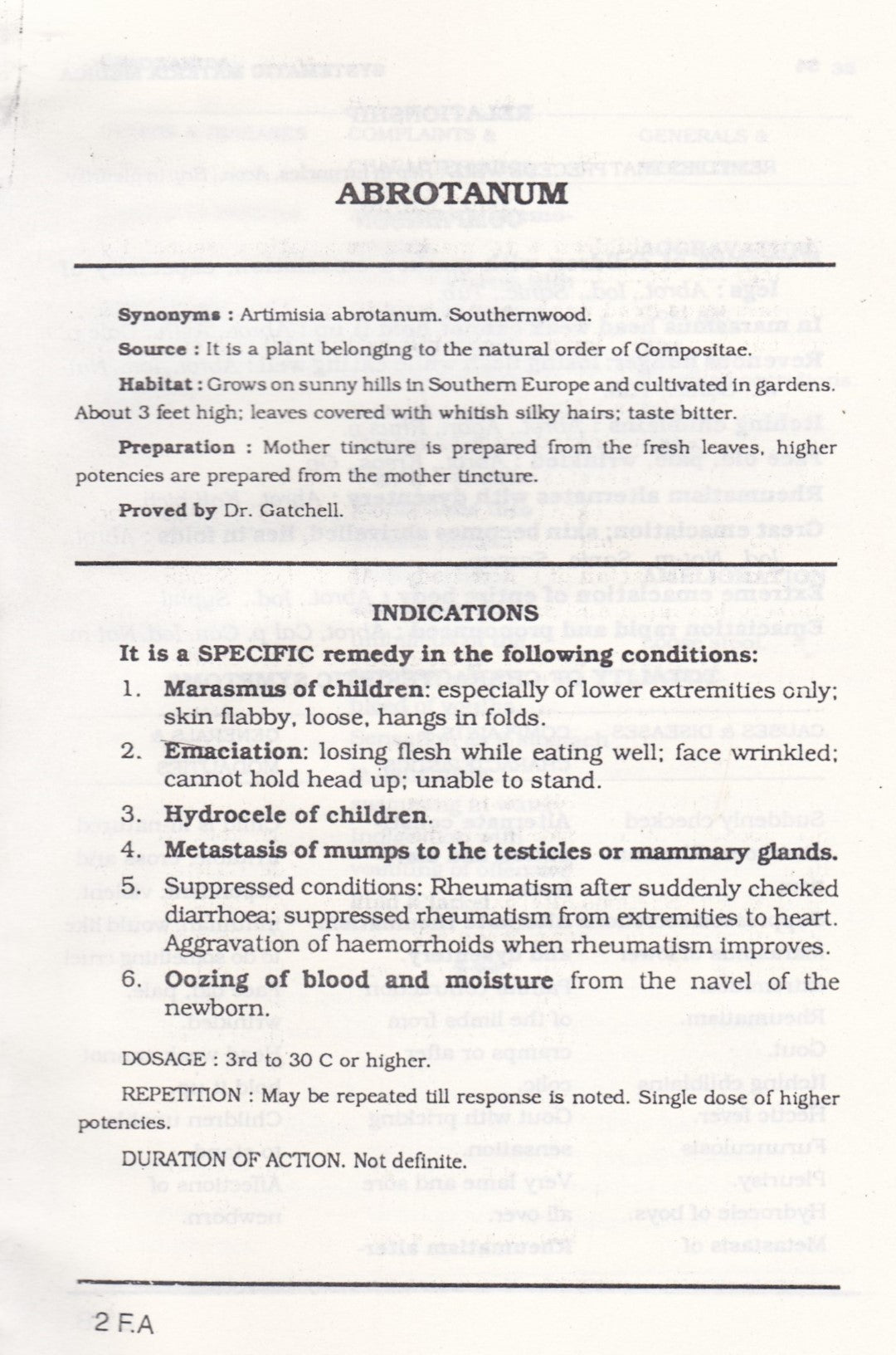 SYSTEMATIC MATERIA MEDICA of Homoeopathic Remedies