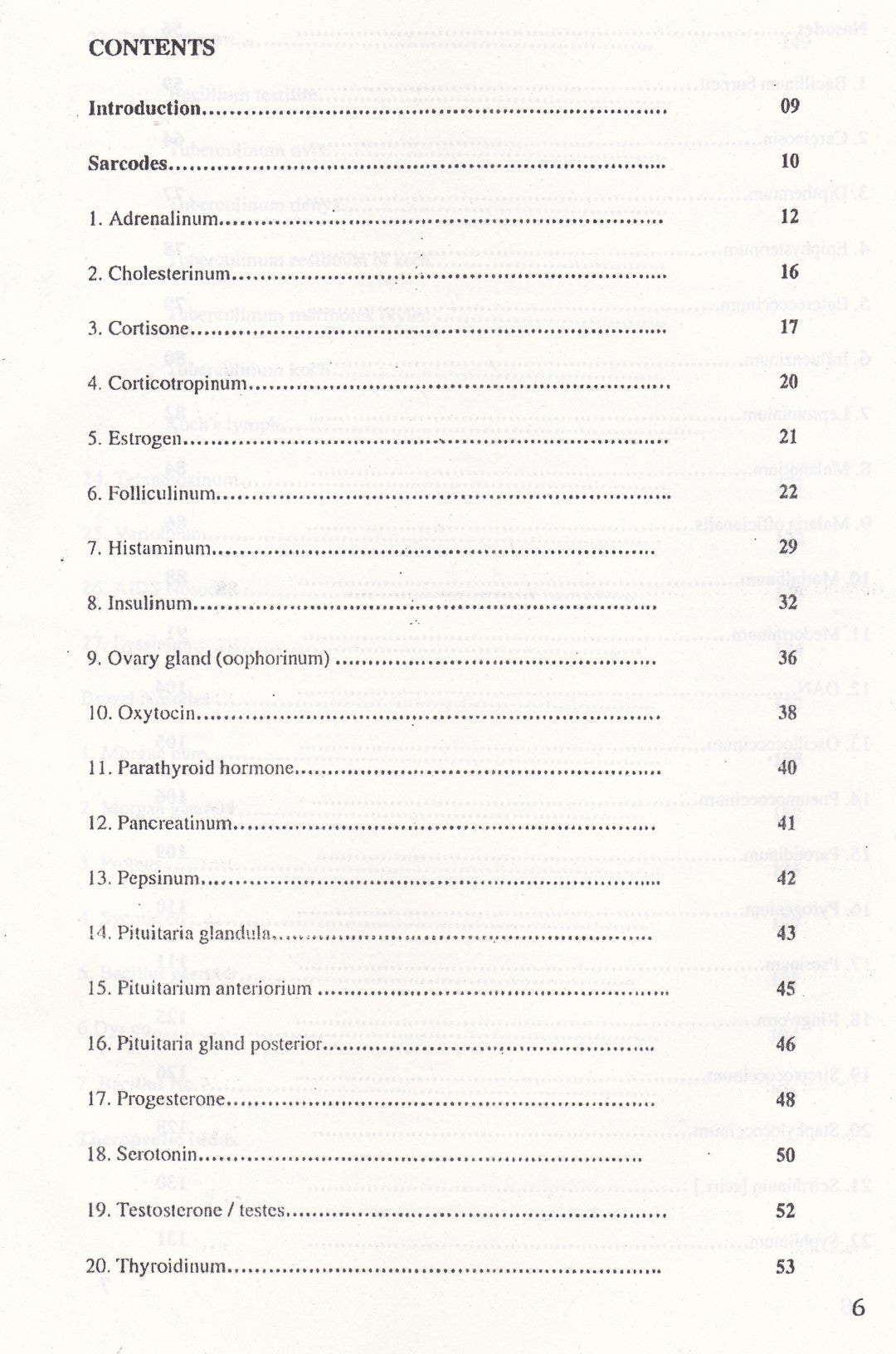 Materia Medica Of Nosodes & Sarcodes