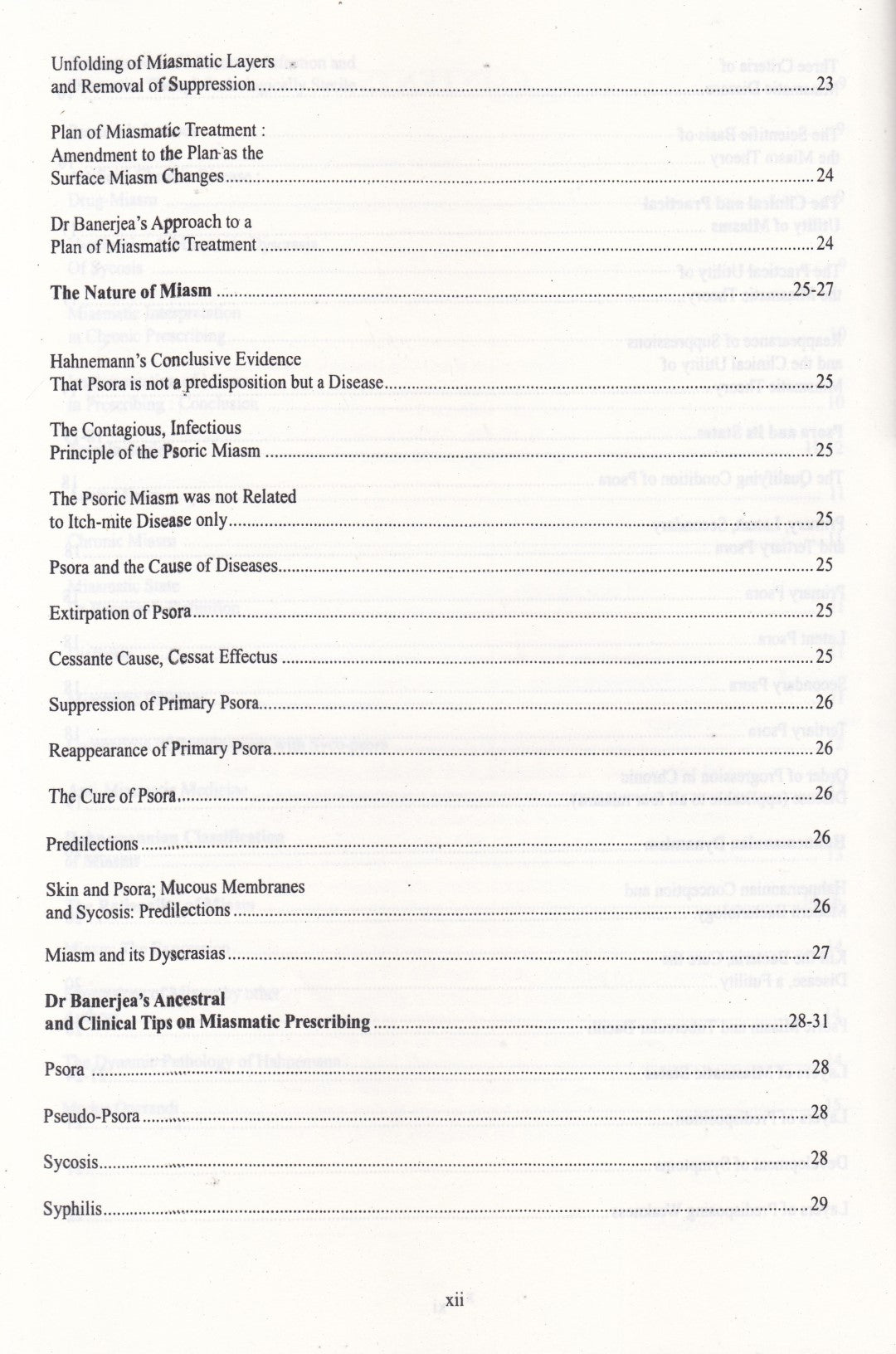 MIASMATIC PRESCRIBING