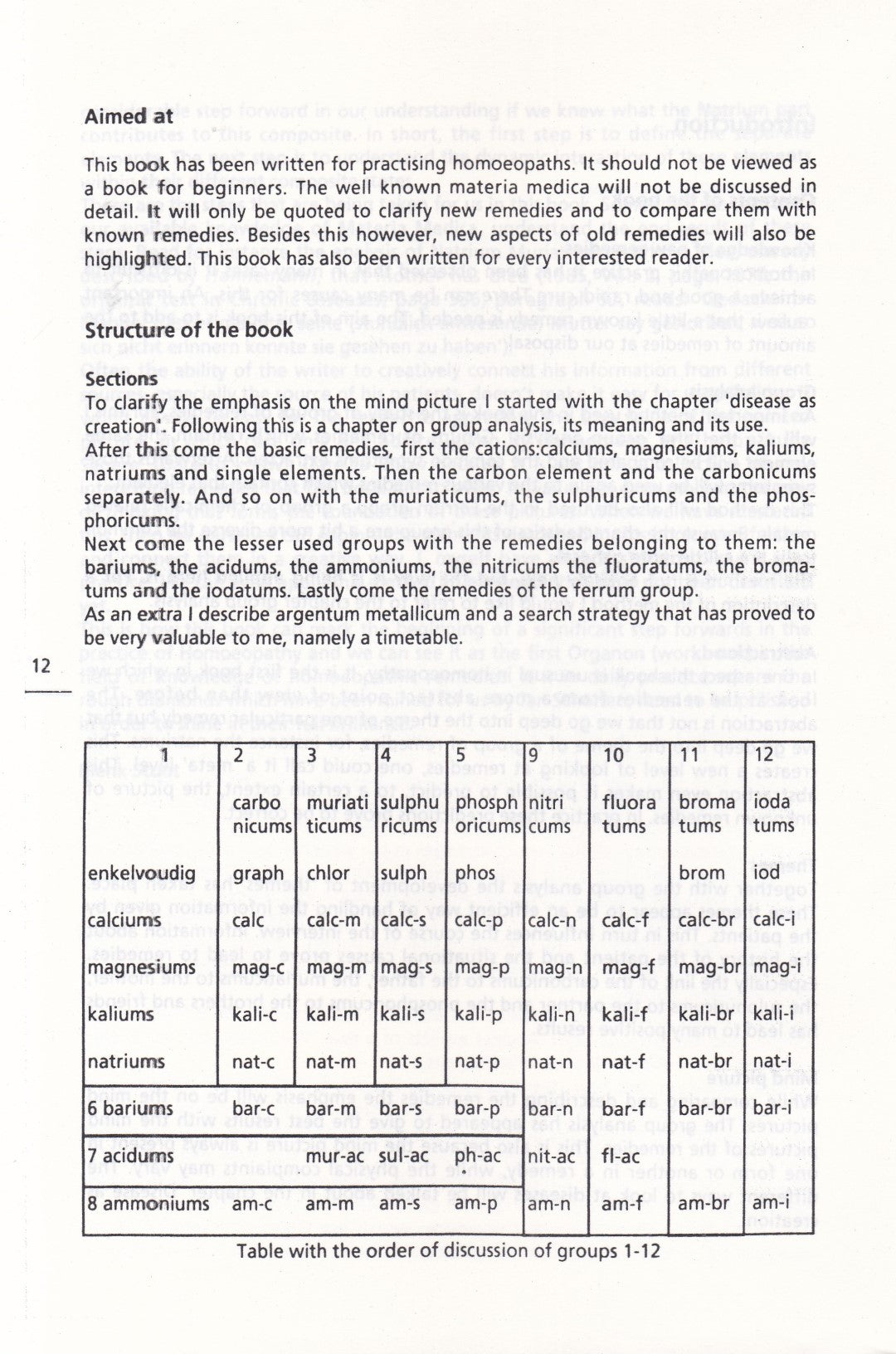 HOMOEOPATHY AND MINERALS