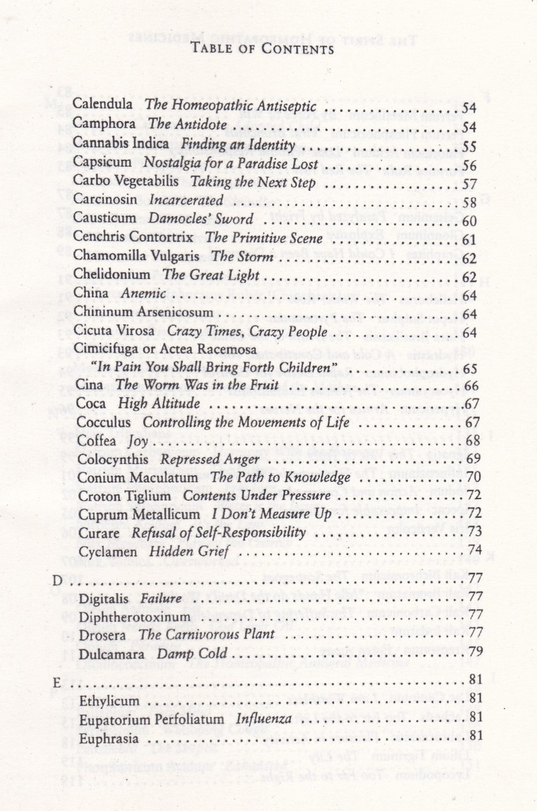 the Spirit  Homoeopathic Medicine