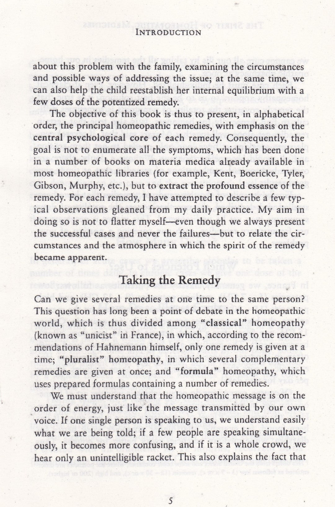 the Spirit  Homoeopathic Medicine