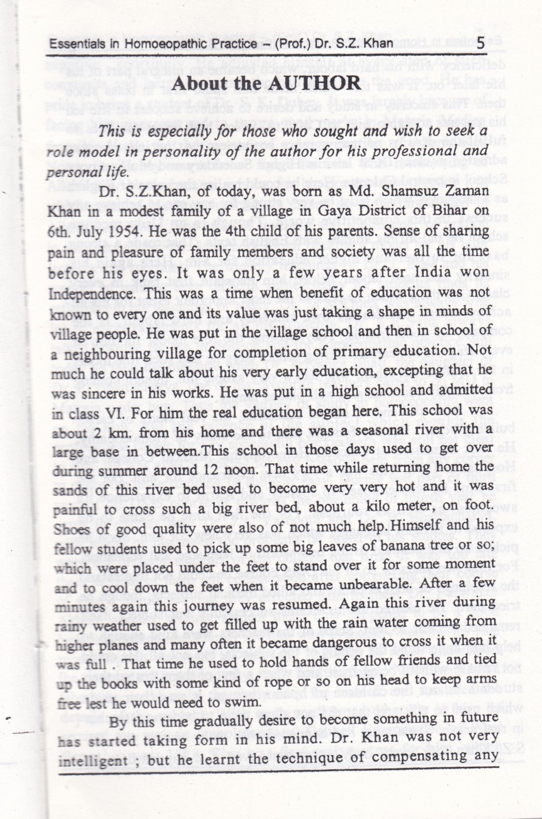 ESSENTIALS IN HOMOEOPATHIC PRACTICH