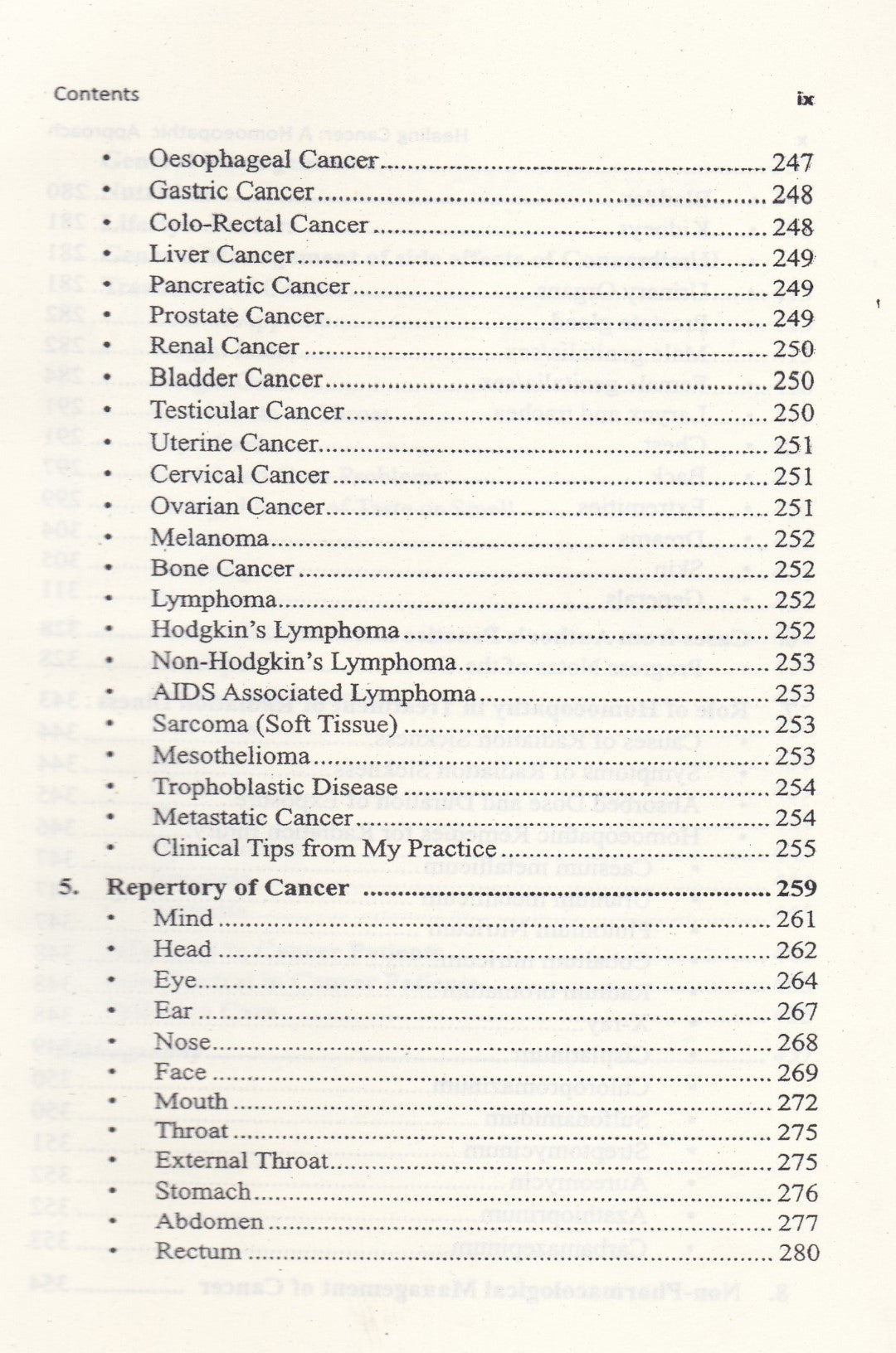 HEALING CANCER A Homoeopathic Approach I-II