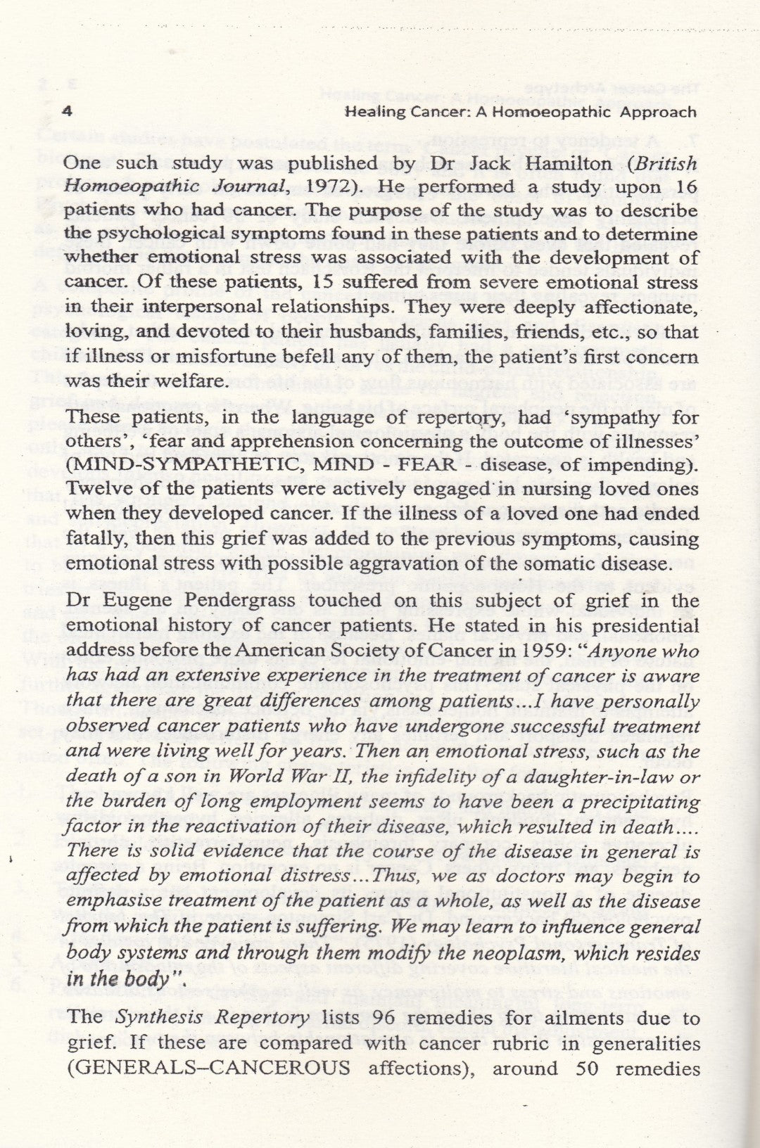 HEALING CANCER A Homoeopathic Approach I-II