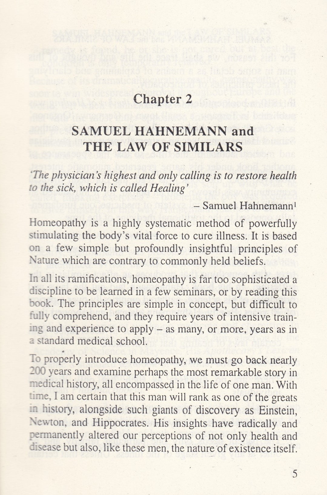 HOMOEOPATHY MEDICINE FOR THE NEW MILLENNIUM