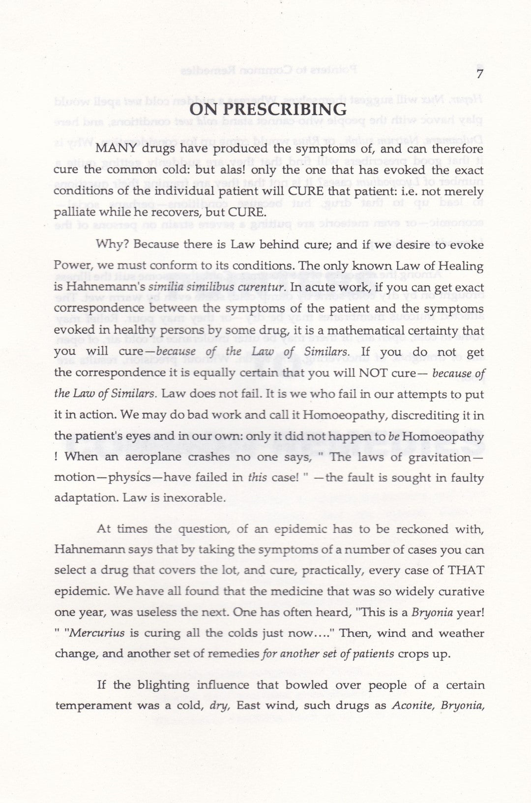 POINTERS To The COMMON REMEDIES