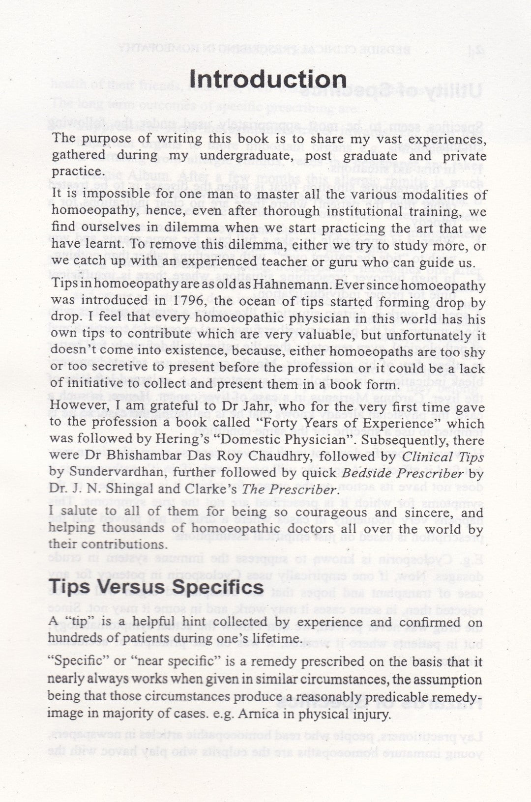 BEDSIDE Clinical  Prescribing in Homoeopathy