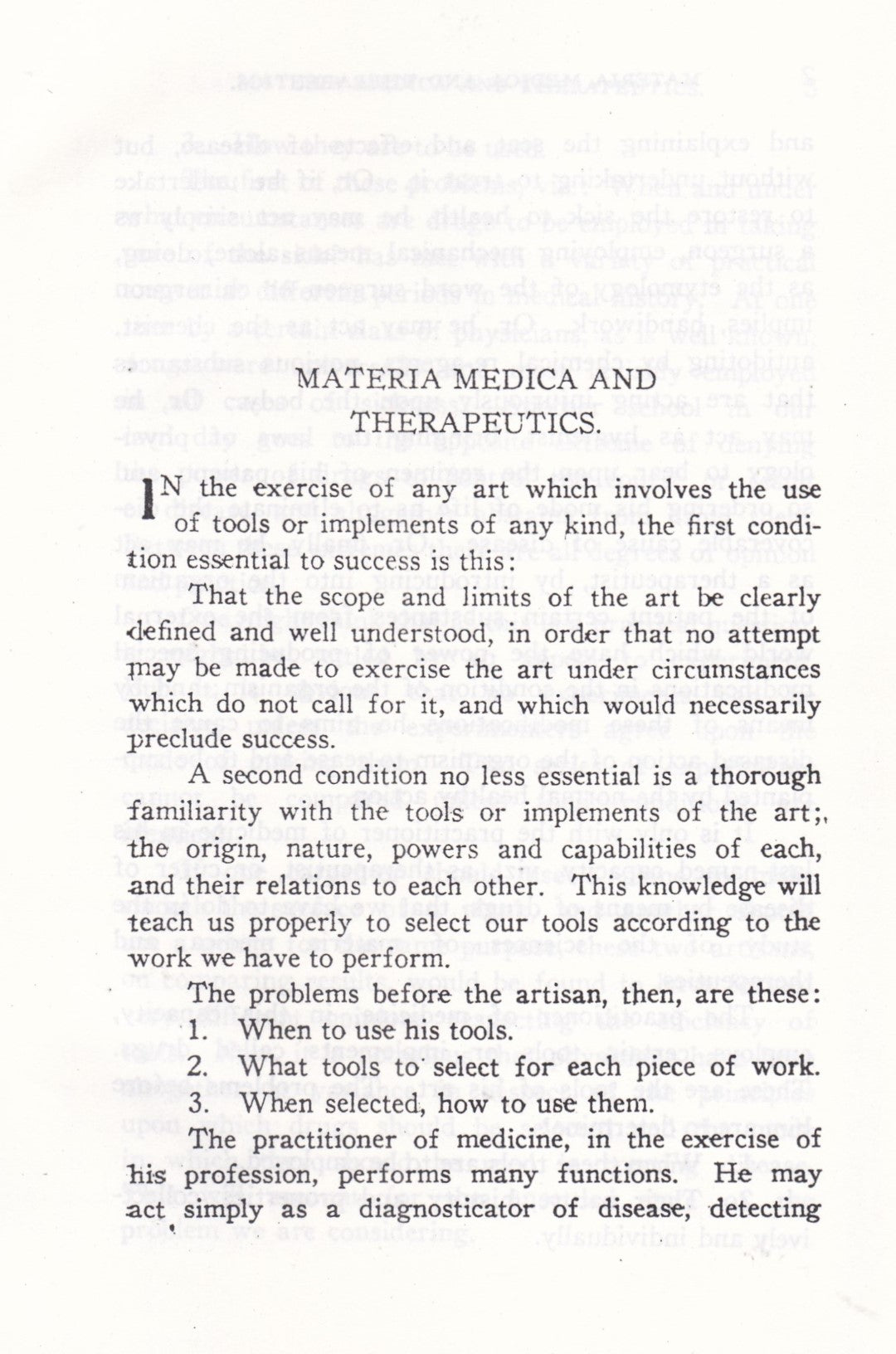 LECTURES ON MATERIA MEDICA