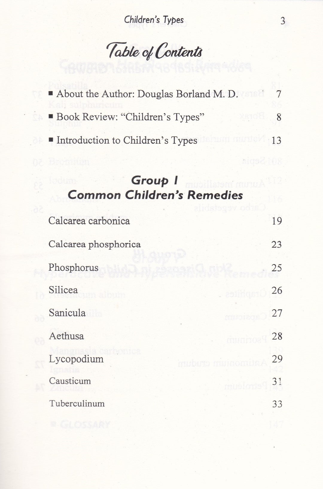 CHILDREN'S TYPES