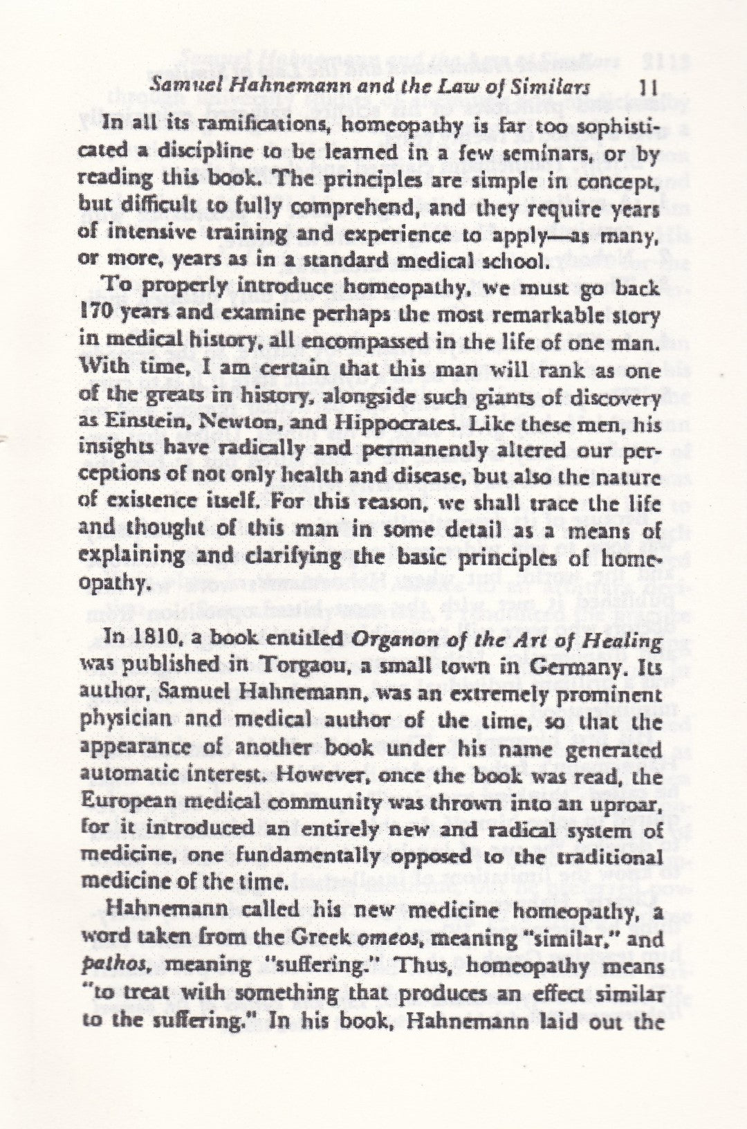 HOMEOPATHY MEDICINE OF THE NEW MAN