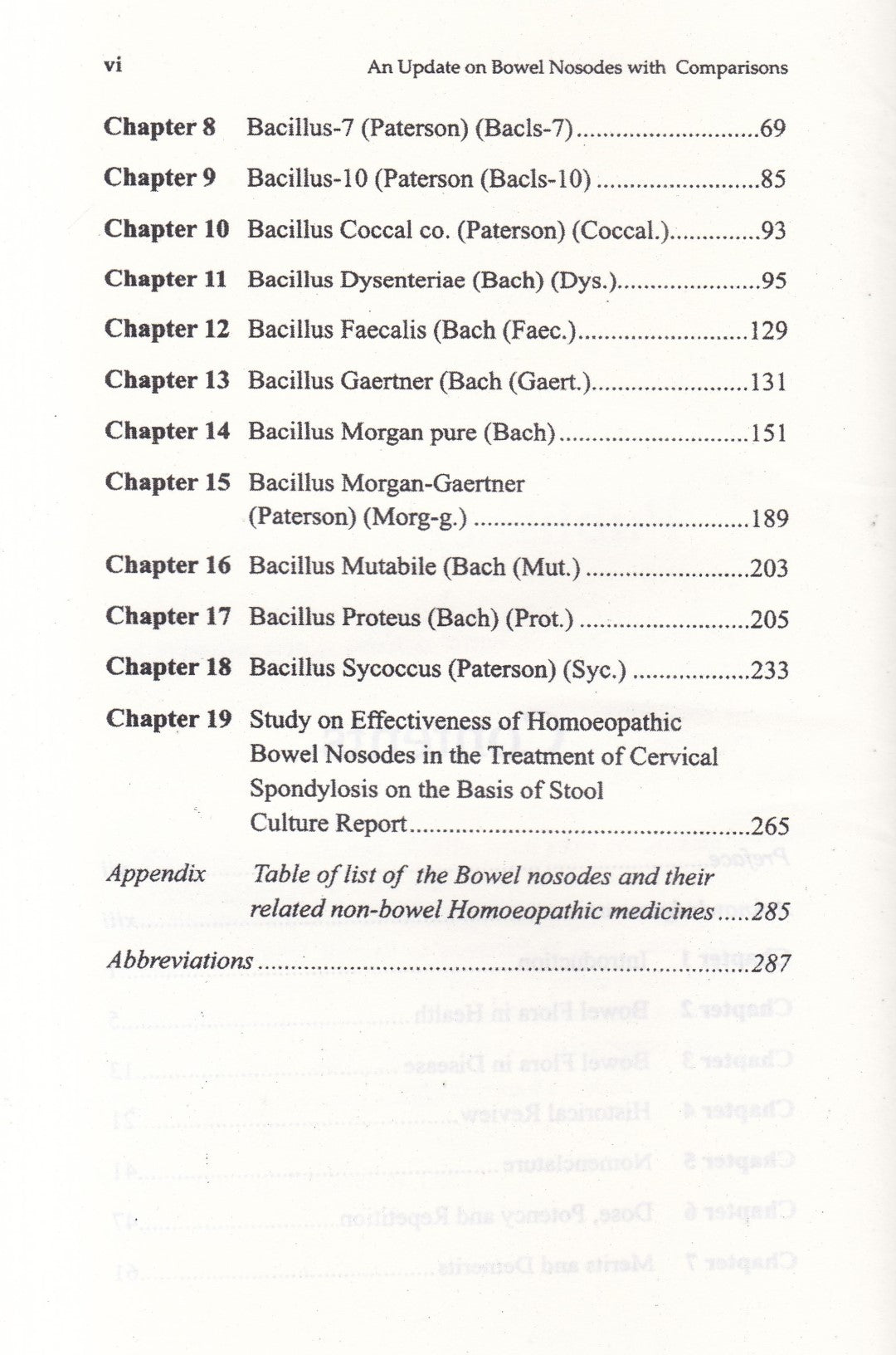 An Update On Bowel Nosodes With Comparisons