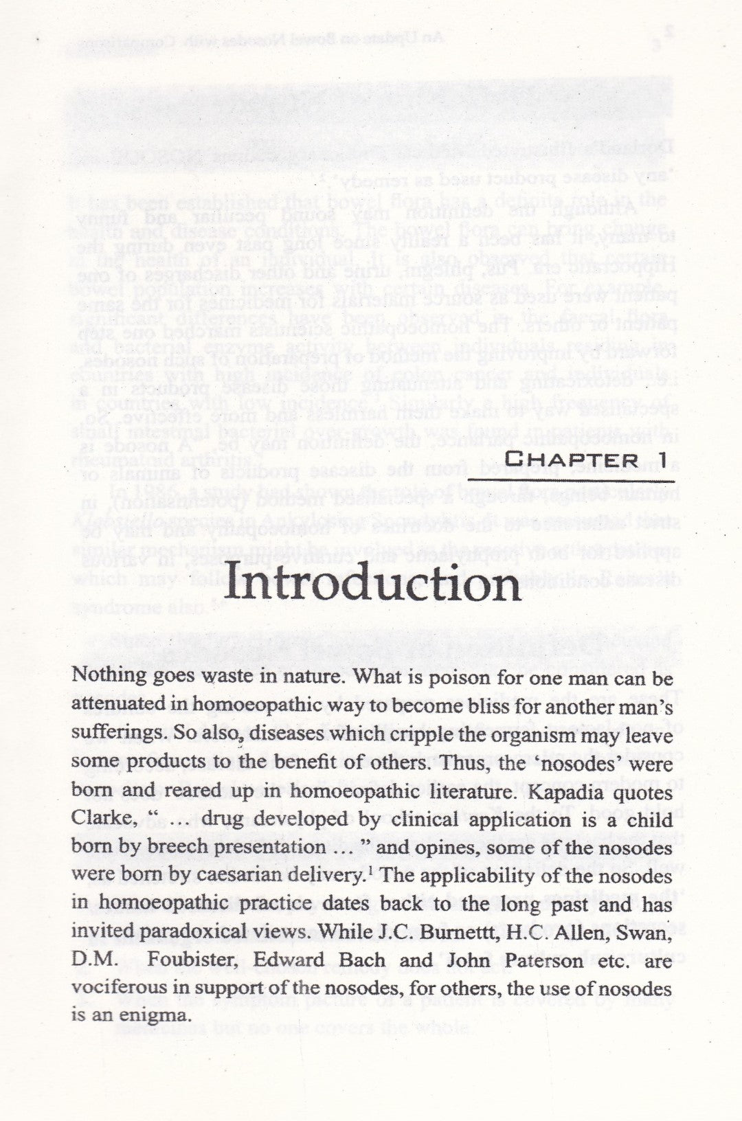 An Update On Bowel Nosodes With Comparisons