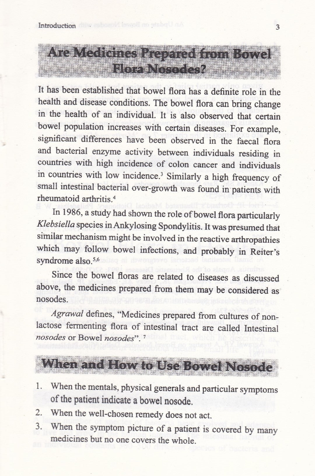 An Update On Bowel Nosodes With Comparisons