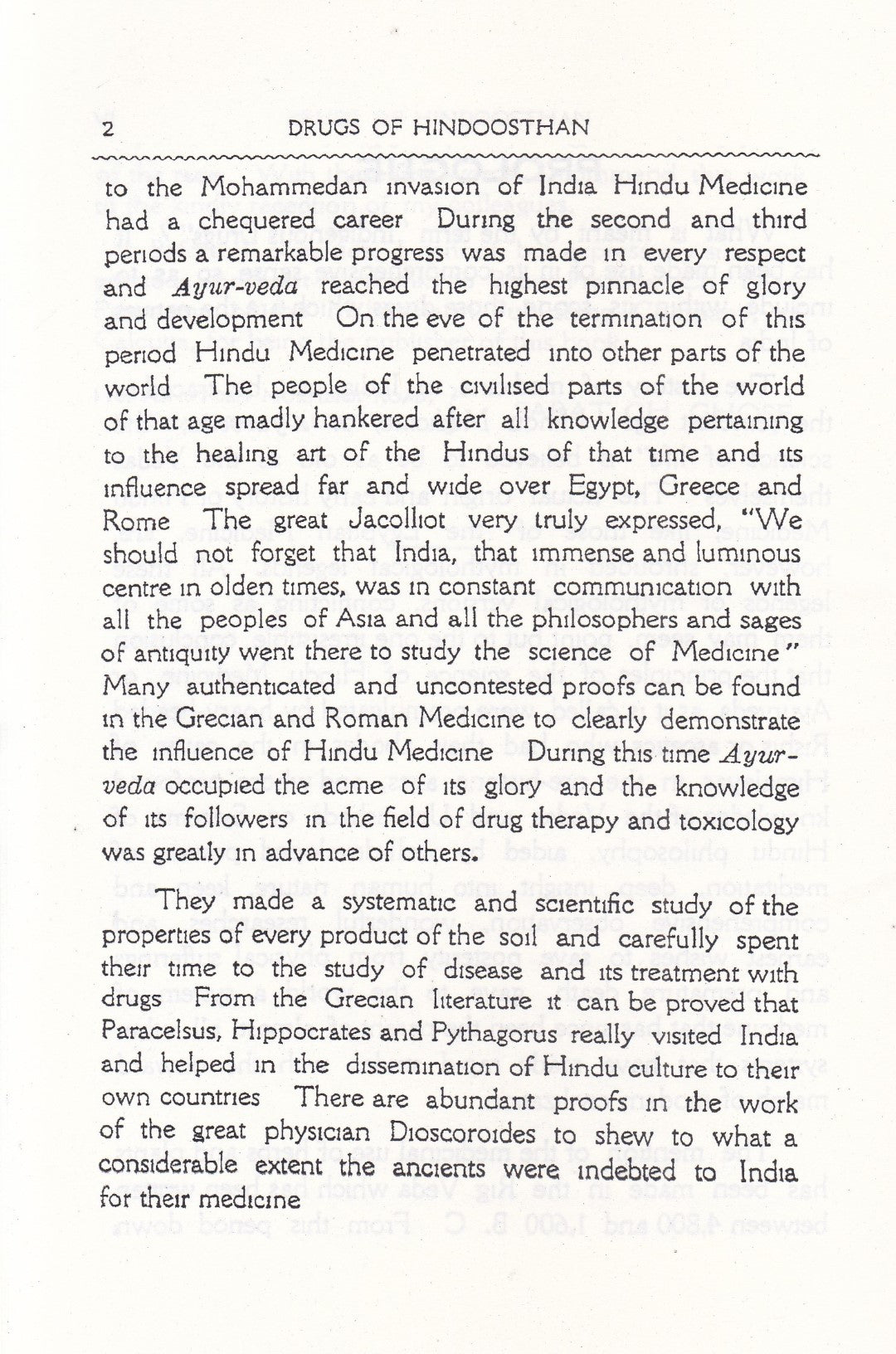 DRUGS OF HINDOOSTHAN