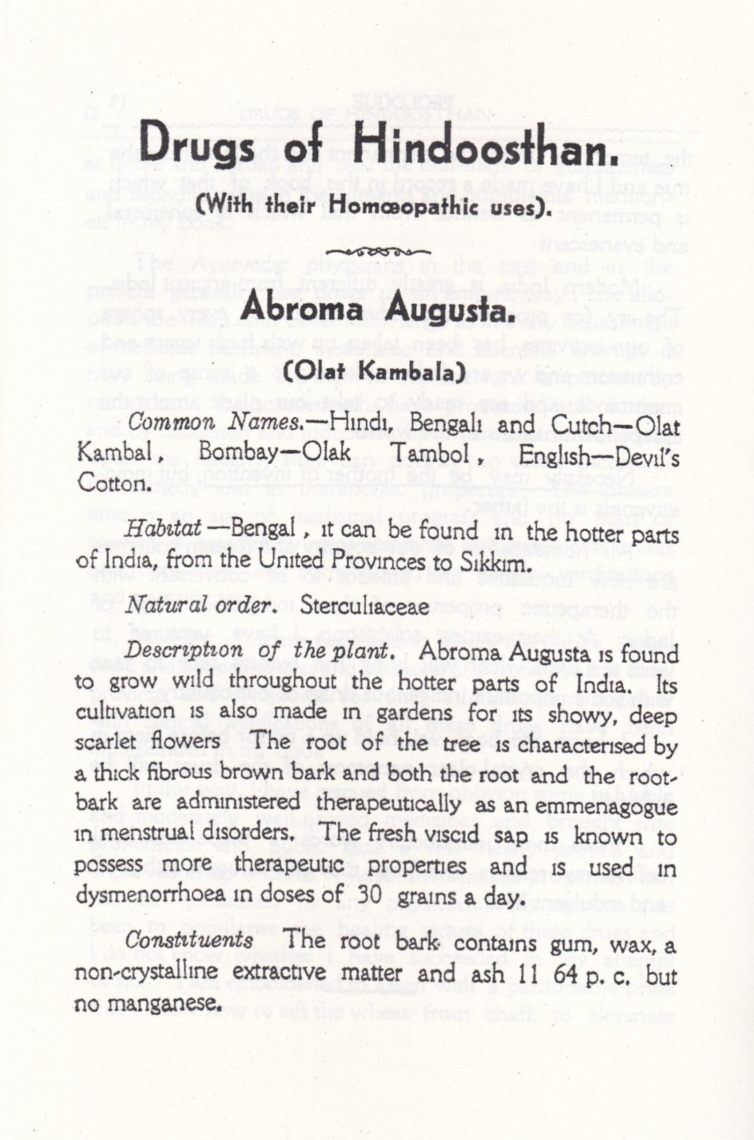 DRUGS OF HINDOOSTHAN