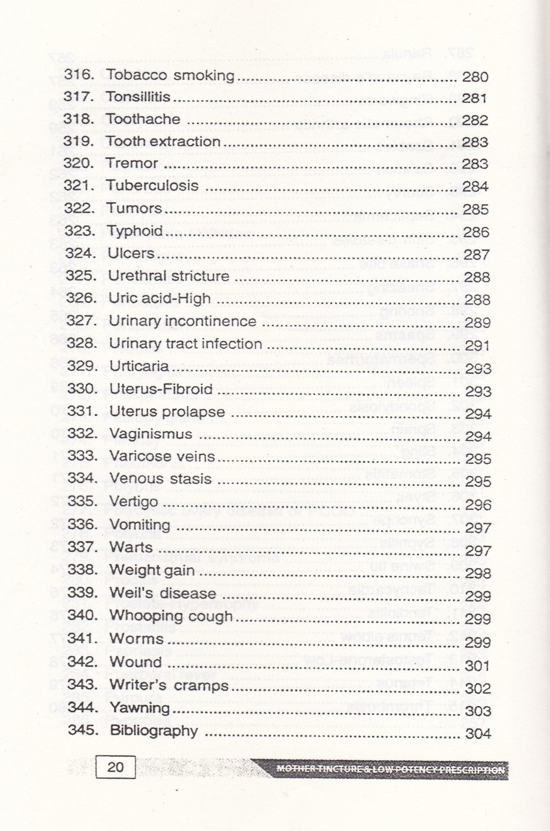 MOTHER TINCTURE & LOW POTENCY PRESCRIPTION