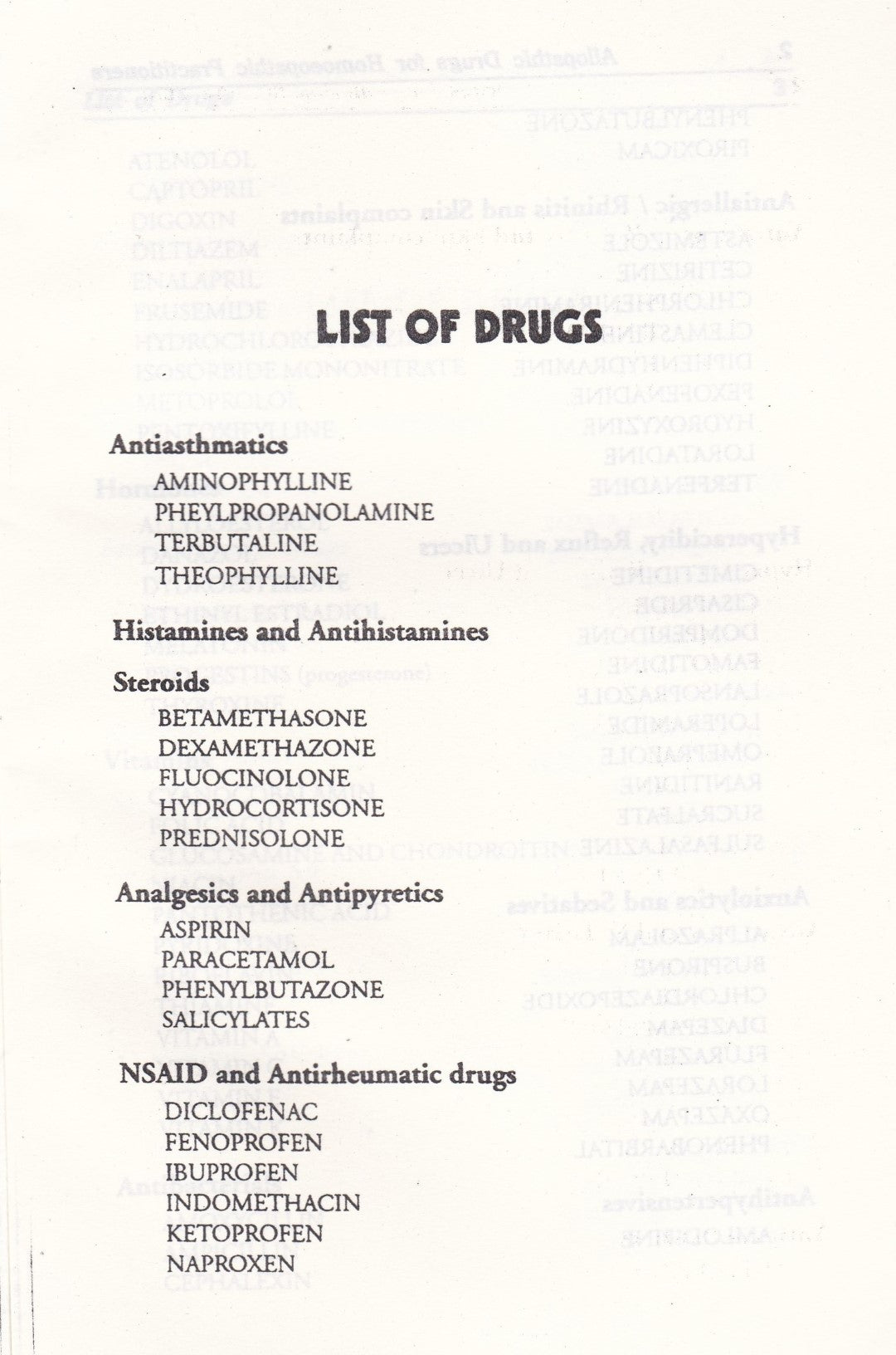 Guide to Common Allopathic Drugs for Homoeopathic Practitioners