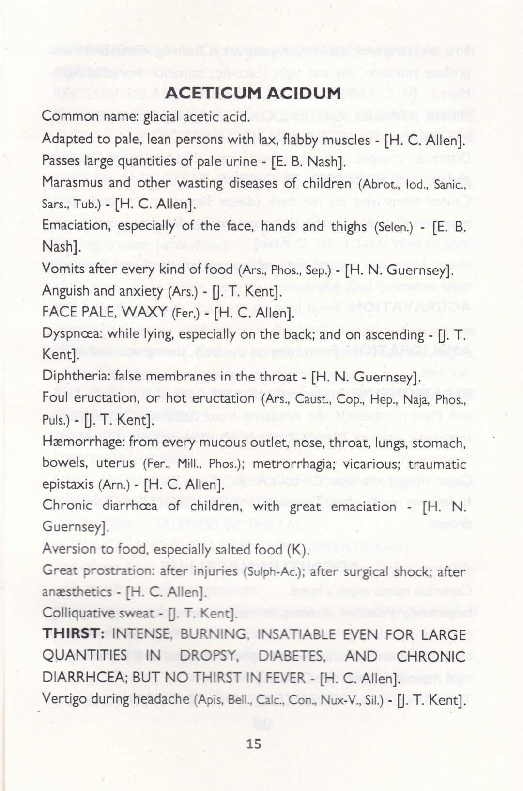 Keynotes and Red Line Symptoms Of The Materia Medica