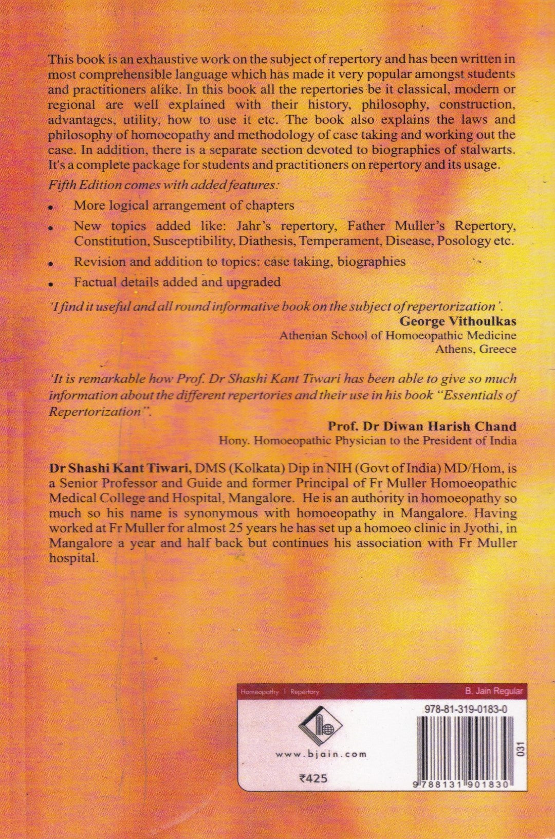 ESSENTIALS OF REPERTORIZATION