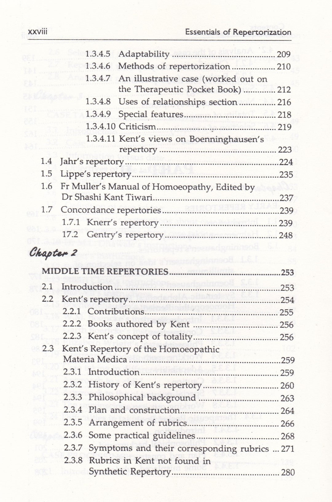 ESSENTIALS OF REPERTORIZATION