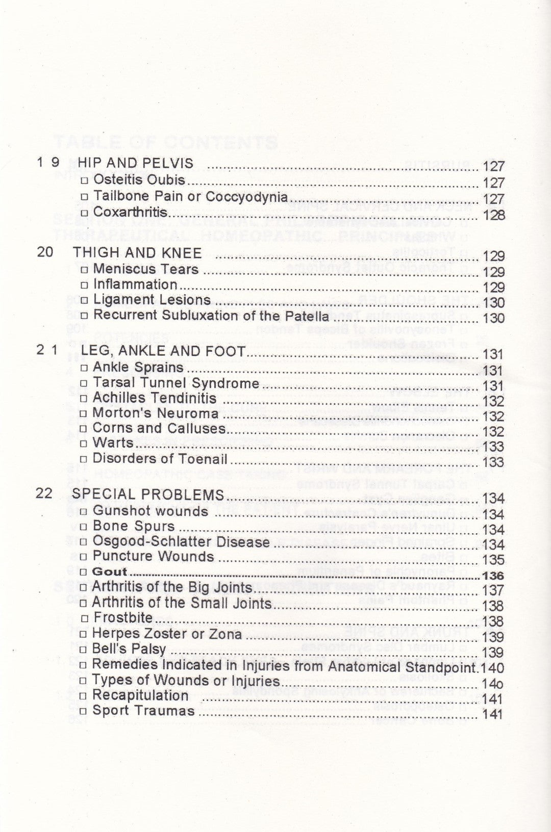 MUSCULOSKELETAL DISEASES AND HOMEOPATHY