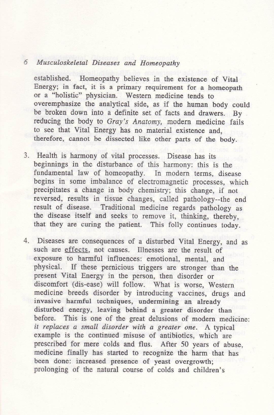 MUSCULOSKELETAL DISEASES AND HOMEOPATHY