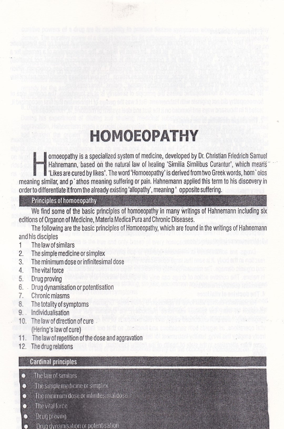 HOMOEOPATHY EASY PRESCRIBER