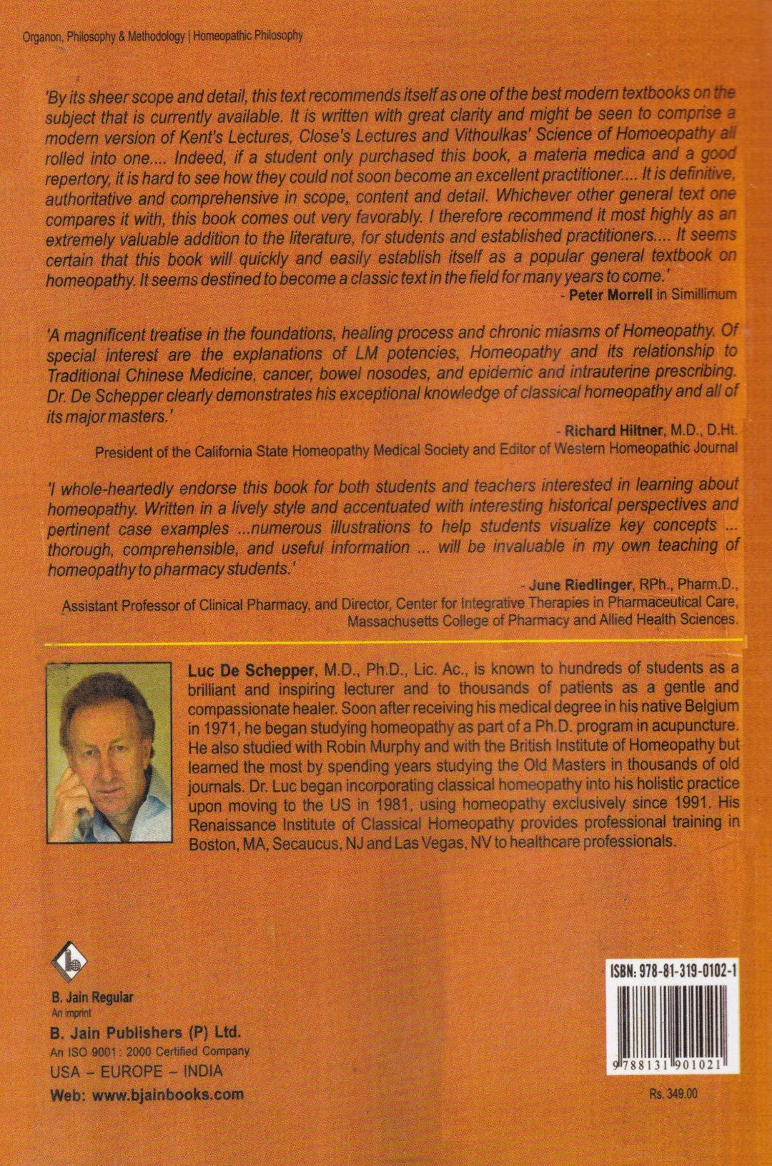 Hahnemannian Textbook of Classical Homeopathy for the professional