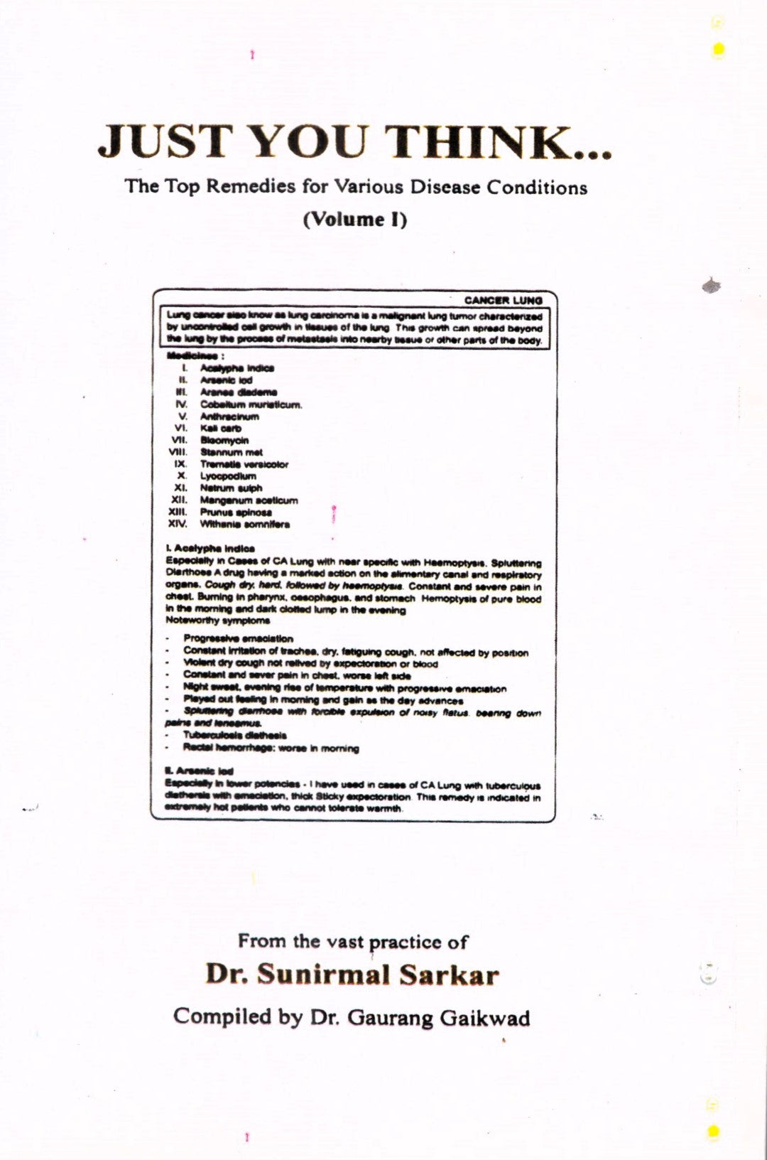 JUST YOU THINK (Volume 1-2)