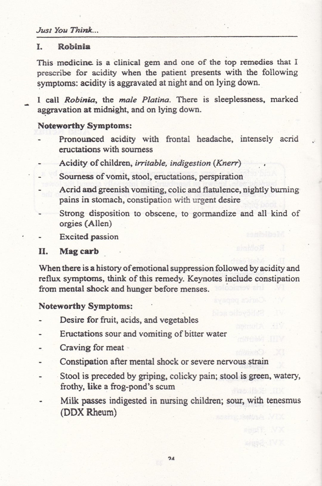 JUST YOU THINK (Volume 1-2)