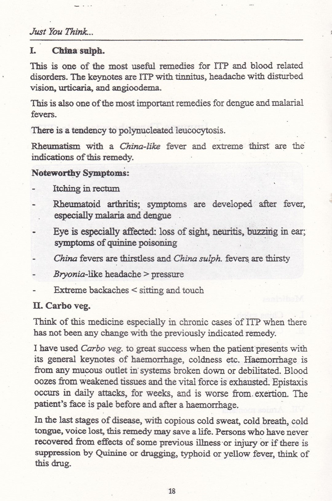 JUST YOU THINK (Volume 1-2)