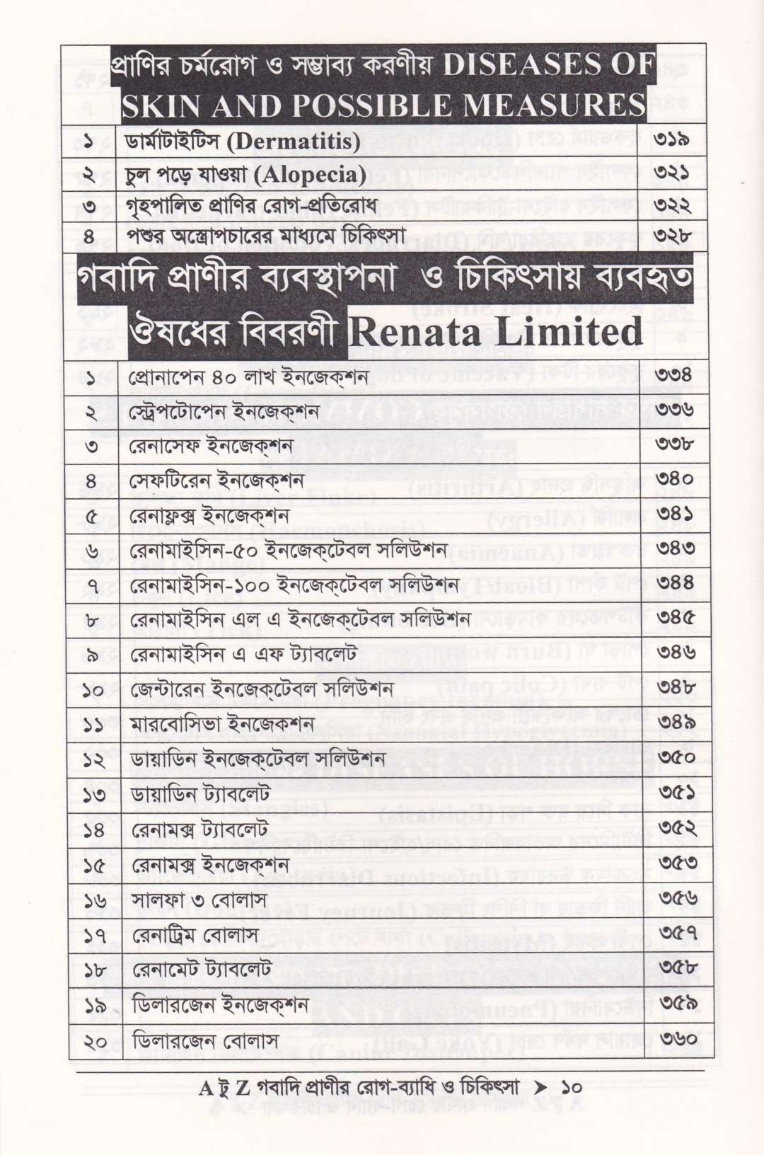 গবাদি প্রাণীর রোগ-ব্যাধি ও চিকিৎসা