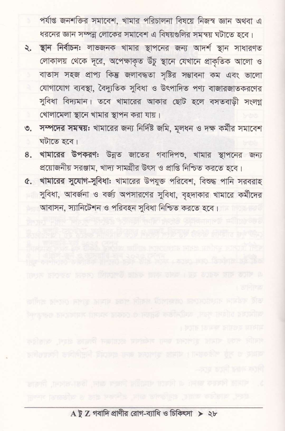 গবাদি প্রাণীর রোগ-ব্যাধি ও চিকিৎসা