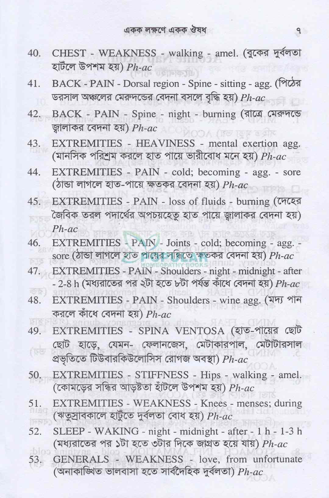 একক লক্ষণে একক ঔষধ (প্রথম খন্ড ও দ্বিতীয় খন্ড)