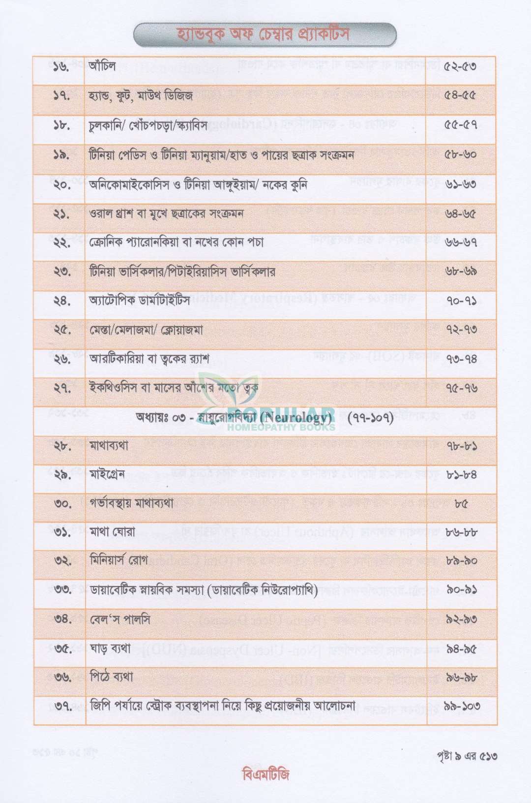 হ্যান্ড বুক অফ চেম্বার প্র্যাকটিস জেনারেল প্র্যাকটিসের সহজ ও আধুনিক সমাধান