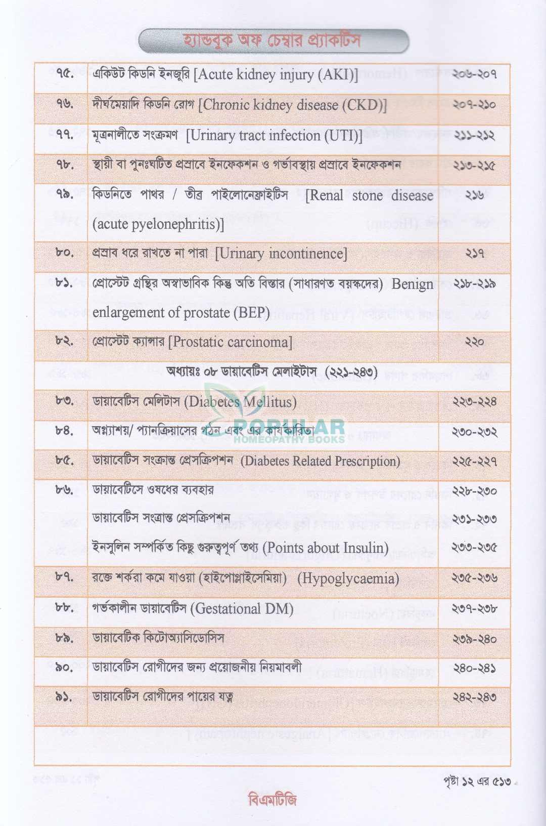 হ্যান্ড বুক অফ চেম্বার প্র্যাকটিস জেনারেল প্র্যাকটিসের সহজ ও আধুনিক সমাধান